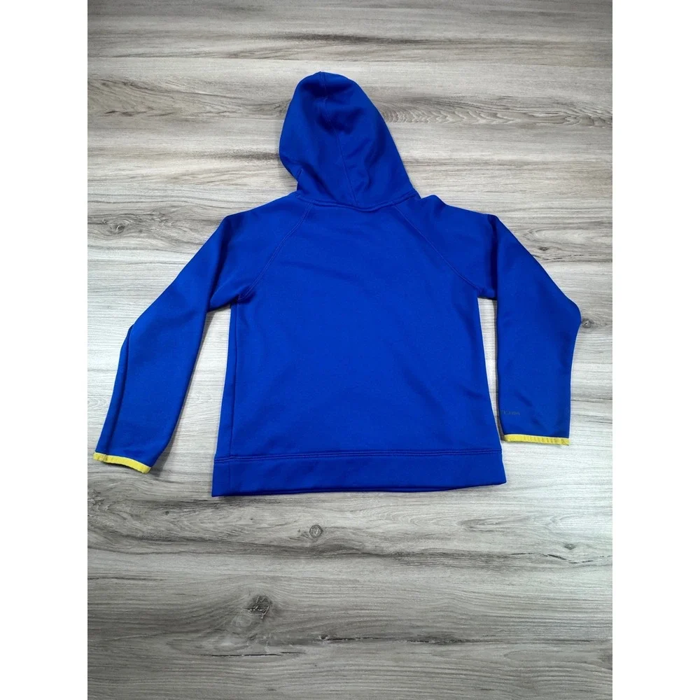 Under Armour Kids Royal Blue ColdGear Hoodie Youth Size YSM‎